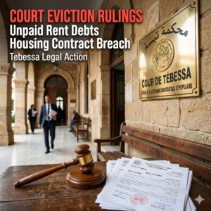 The Tebessa Court rent rulings against delinquent tenants include evictions and mandatory compensation. See how authorities are enforcing rental contracts.