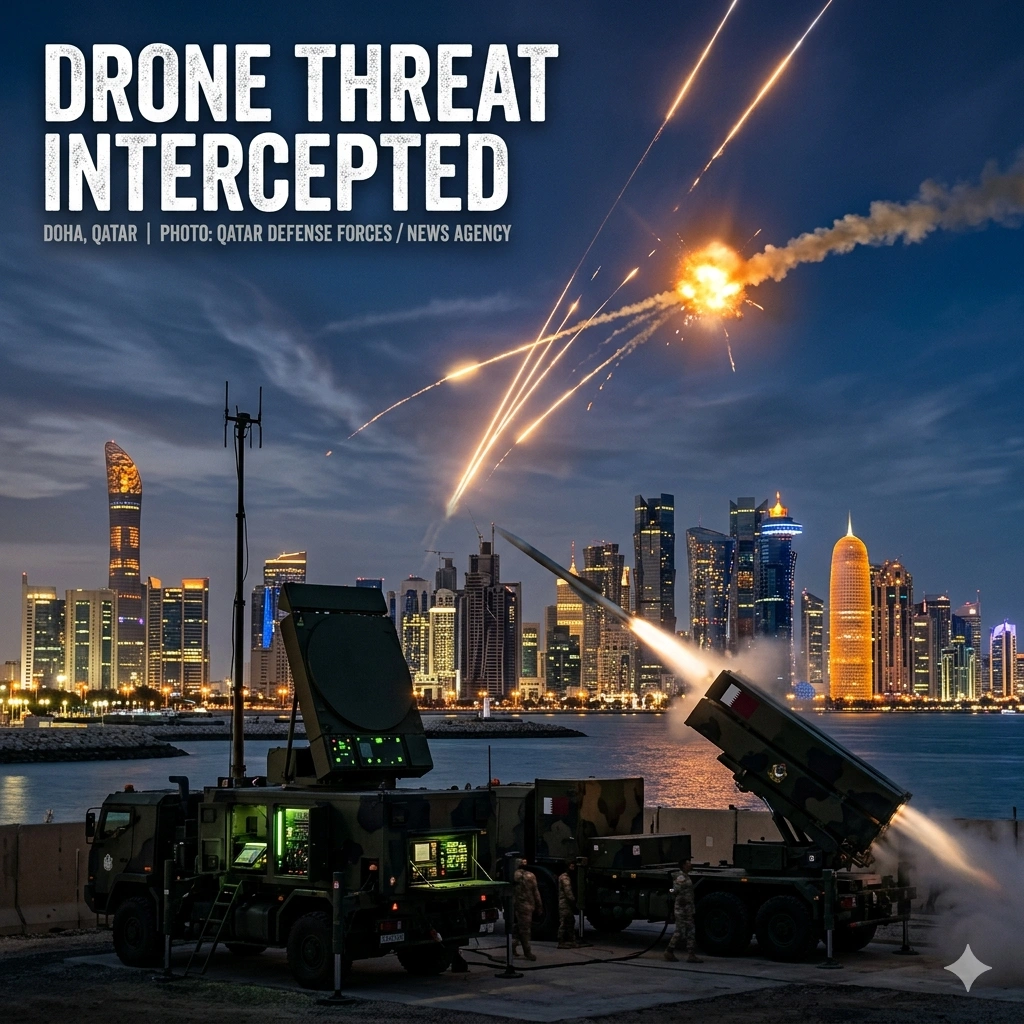 Qatar intercepts drones launched from Iran on April 2, 2026. Read about the successful defense and the rising regional tensions in the Gulf.