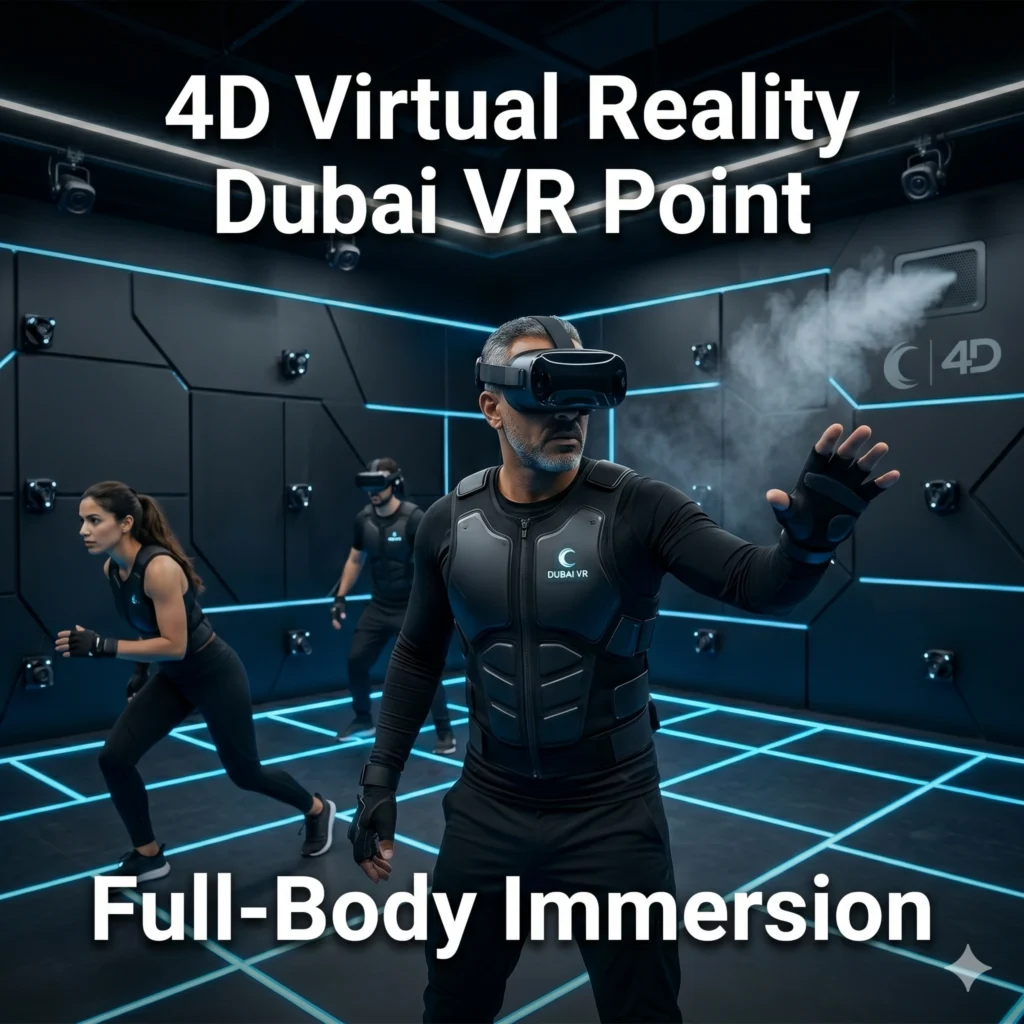 Dubai launches the region’s first full-body 4D VR experience at VR Point. Discover how Swiss technology and sensory effects are boosting the UAE gaming sector.