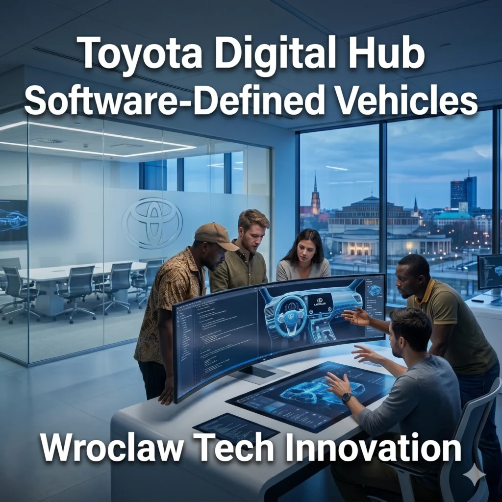 Toyota Digital Hub Wroclaw opens to advance software-defined vehicles. Explore how 200 engineers in Poland are revolutionizing MyToyota apps and cloud tech.