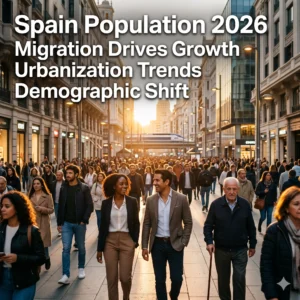 Spain Population Growth is reaching record levels in 2026. Explore how migration and urbanization are shaping a new demographic era for the country today.