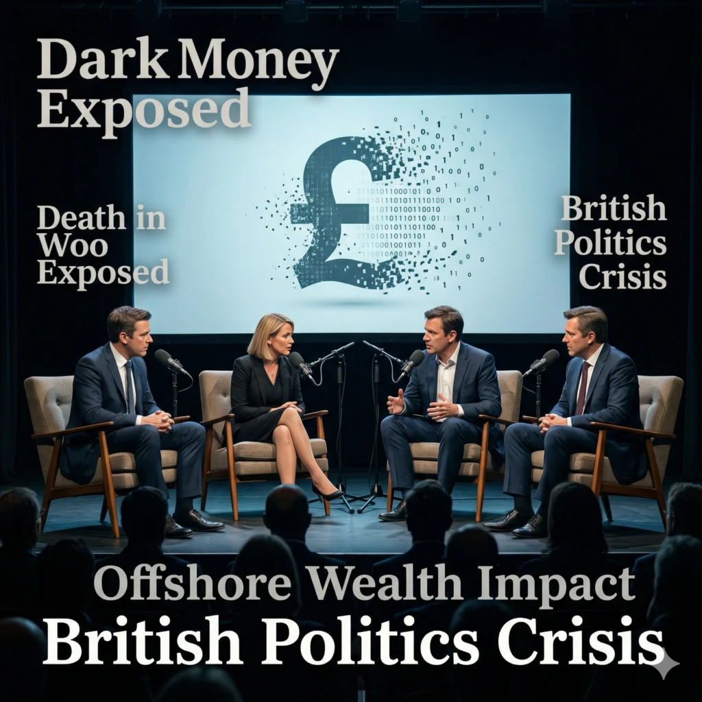UK Political Dark Money exposed! Experts at the Death in Westminster podcast launch reveal how offshore billions and secret think tanks control British policy.