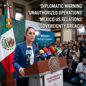 The Sheinbaum Diplomatic Warning reshapes US-Mexico security in 2026 after unauthorized CIA operations. Learn about the 7 record shifts in national sovereignty.