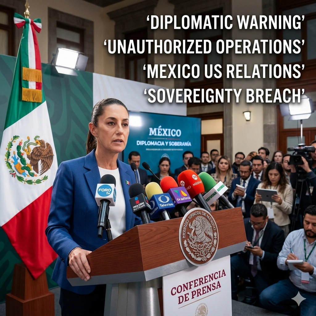 The Sheinbaum Diplomatic Warning reshapes US-Mexico security in 2026 after unauthorized CIA operations. Learn about the 7 record shifts in national sovereignty.