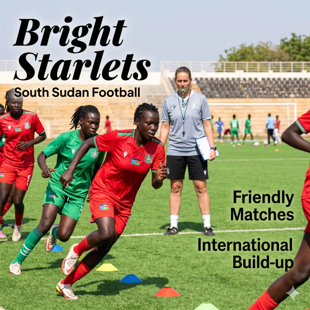 South Sudan Women's National Team faces Ethiopia in two major 2026 friendlies. Coach Shilene Booysen leads the Bright Starlets in Addis Ababa. Read more now.