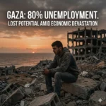 The Gaza Economic Crisis reaches a record shock in 2026 as youth unemployment hits 80%. GDP fell 87%, leaving millions at risk of a total financial deficit.