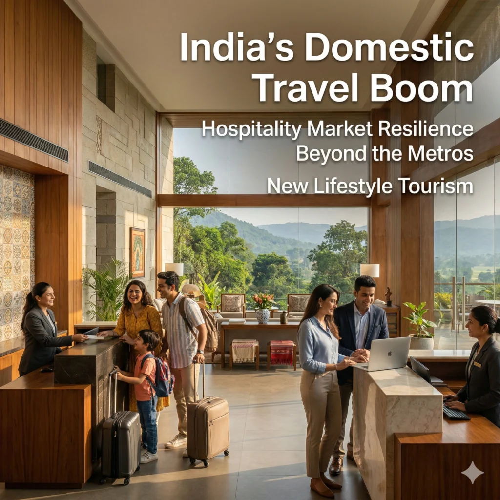 India Hospitality Market Growth hits record highs in 2026 as domestic travel becomes the primary driver. Discover why local tourism is the new bedrock of luxury.