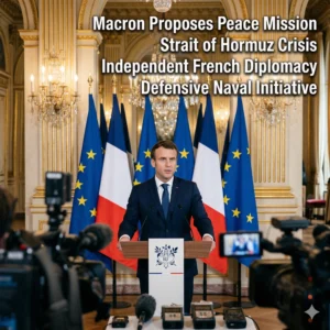 Macron Peace Mission Strategy takes flight as France rejects the US blockade. Learn how President Macron plans to reopen the Strait of Hormuz peacefully in 2026.