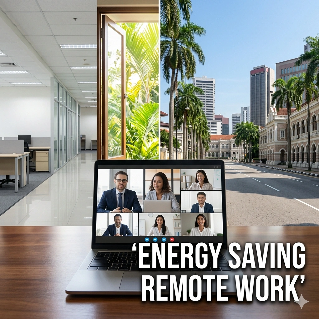 Indonesia and Malaysia remote work mandates for civil servants begin in April 2026 to save 6.2 trillion rupiah. Fuel crisis grows as Strait of Hormuz closes.