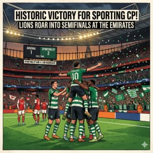 Sporting CP Champions League dreams come true! Read how the Portuguese side stunned Arsenal in a 2026 thriller to reach the semifinals.
