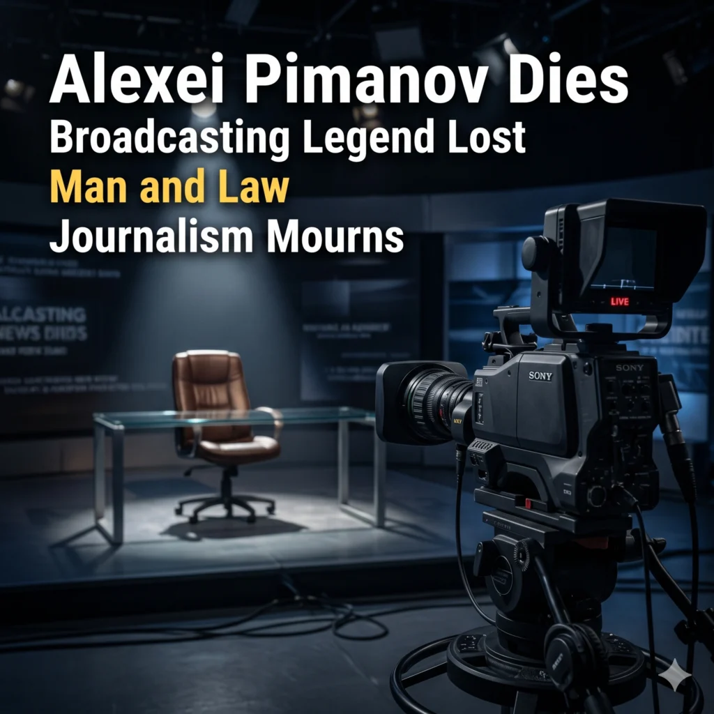 Alexei Pimanov dies at age 63. The host of Man and the Law and producer of over 100 documentaries leaves behind a massive legacy in Russian media.