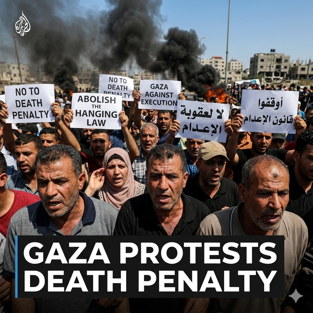 Israeli Death Penalty Law triggers massive protests in Gaza as Palestinians condemn the discriminatory 2026 legislation targeting specific groups.