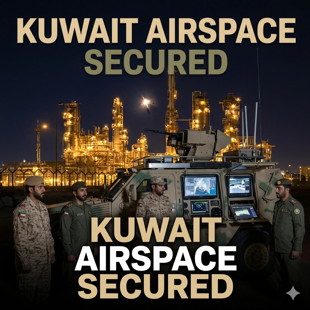 Kuwait drone interception: National Guard downs 4 UAVs in a 24-hour operation. Security forces neutralize aerial threats to protect strategic sites in 2026.