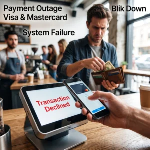 Major payment system disruptions hit Visa, Mastercard, and Blik in 2026. Global outages cause transaction failures across Europe. Read the full report.
