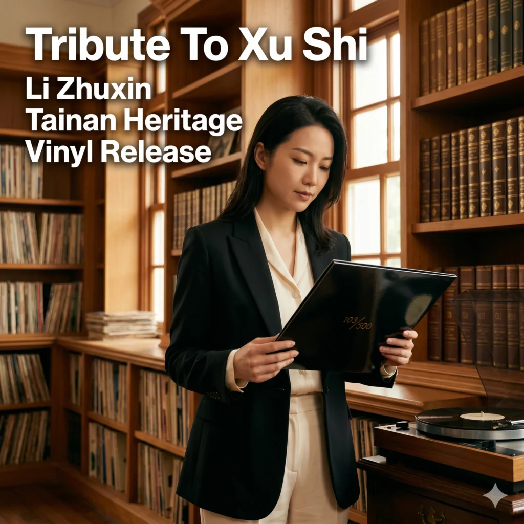 Li Zhuxin Tribute Vinyl 2026 marks a cultural milestone in Tainan. Discover how this tribute to Xu Shi preserves Taiwanese music history with modern production.
