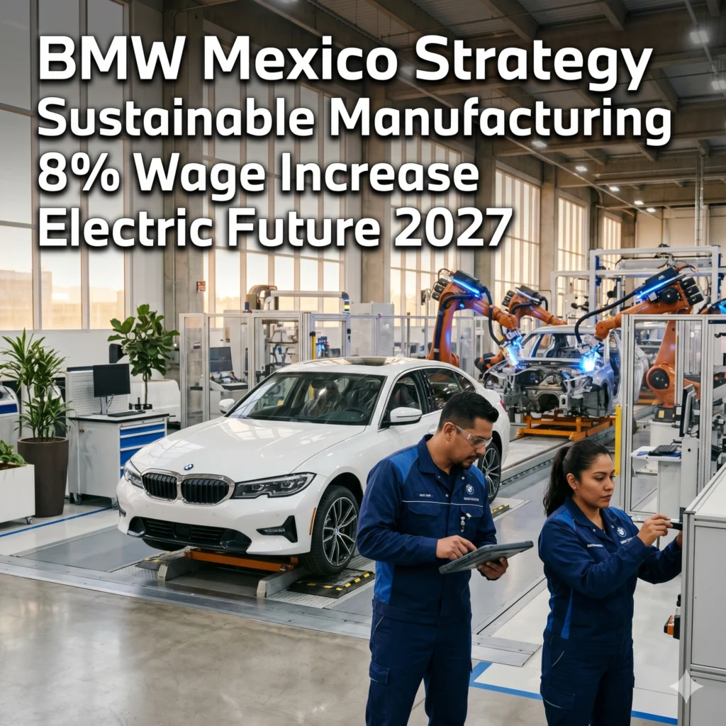 BMW Group Mexico Strategy expands with an 8% labor raise and 2027 EV production goals. Discover how sustainability and innovation drive this 2026 expansion.