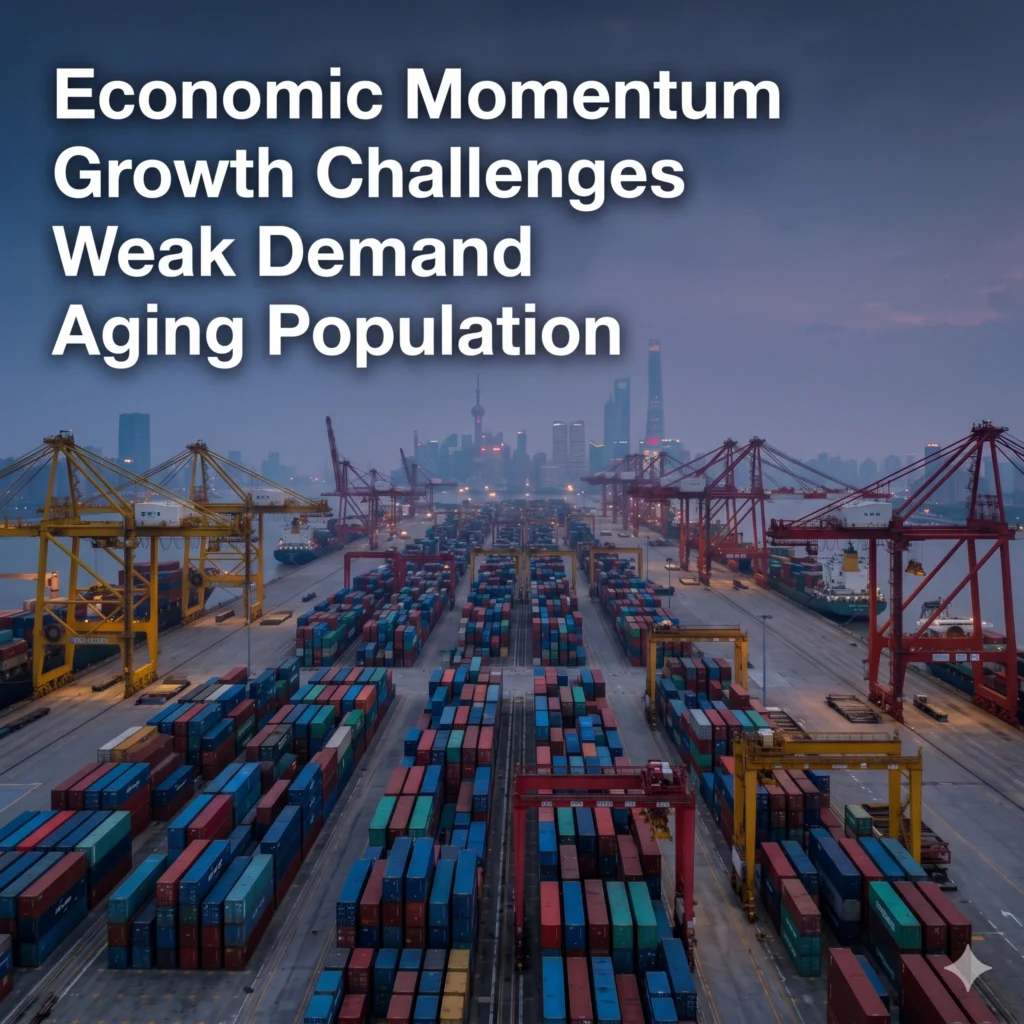 China Economic Growth Pressure mounts as aging populations and weak demand hit the 2026 outlook. Discover why the world's factory is slowing down today.