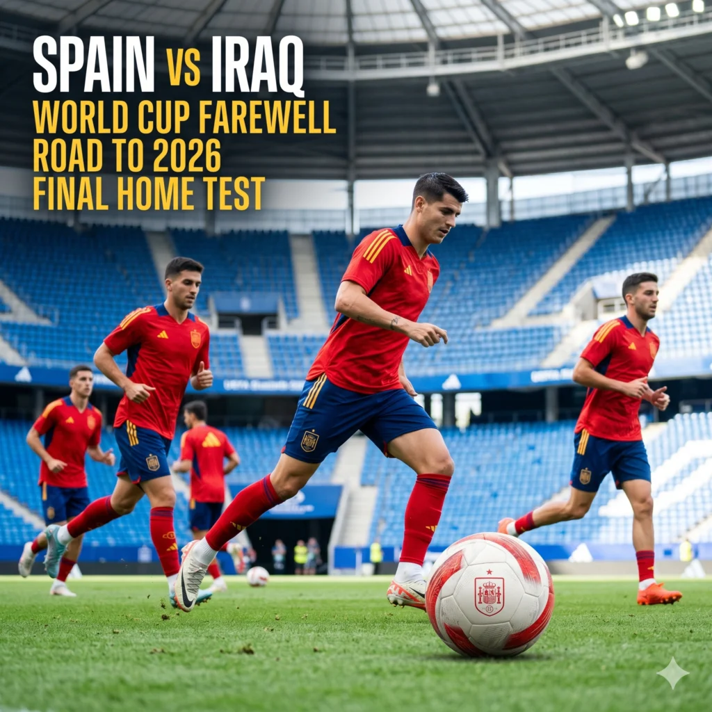 Spain vs Iraq Friendly marks the final home match before the 2026 World Cup. Discover the latest squad news, historical stats, and tactical goals for La Roja.